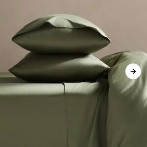 Brooklinen Green Bedding Set